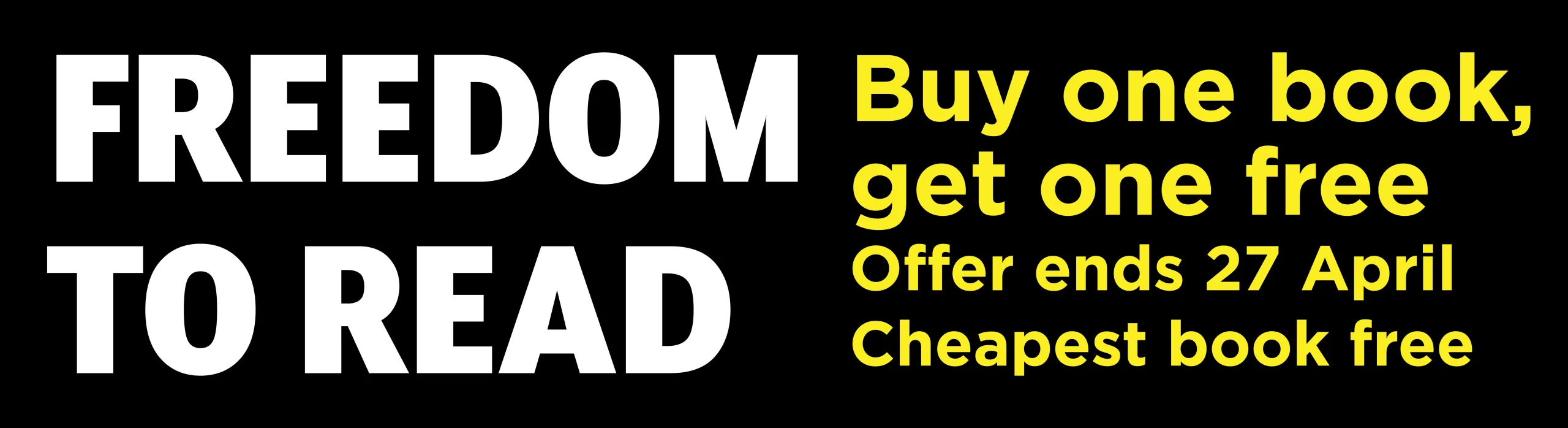 Freedom To Read Banner